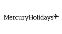 Mercury Holidays logo and travel booking platform for worldwide vacations and tour packages